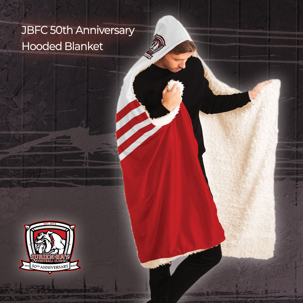 JBFC 50th Anniversary Premium Hooded Blanket