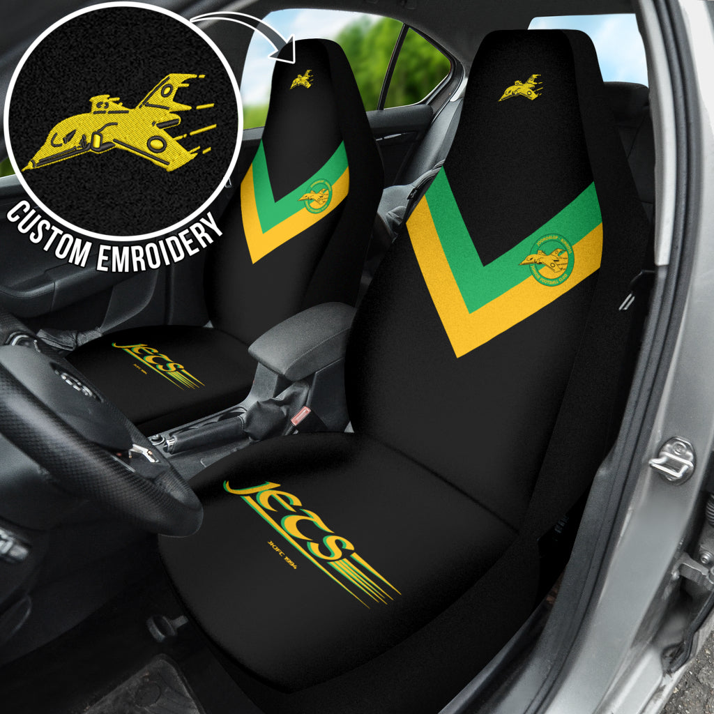 Amazing looking JKJFC Embroidered seat covers.