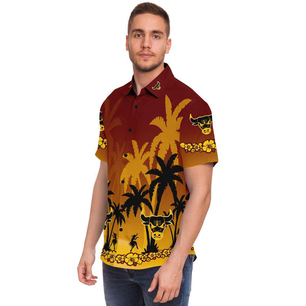 Quinns Bulls Hawaiian Style Shirt