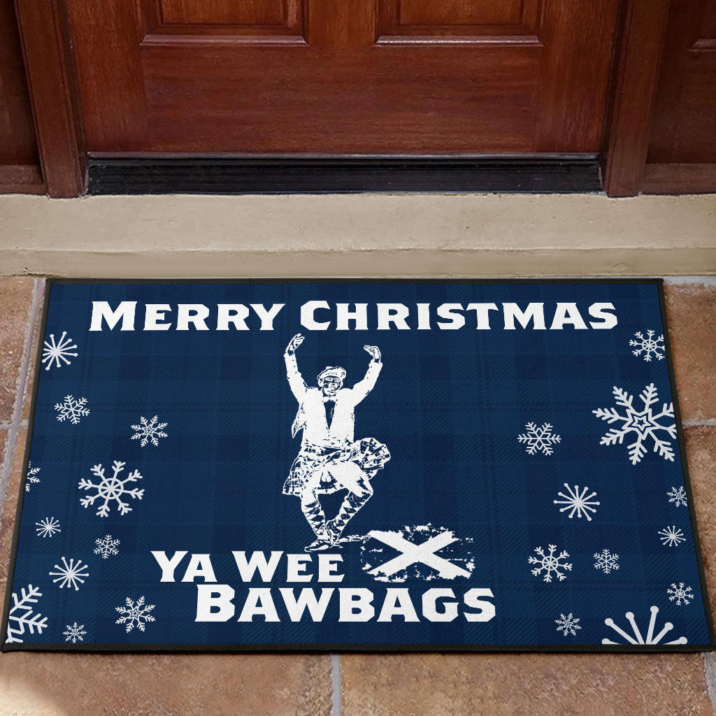 Ya Wee Bawbags Christmas Door Mats