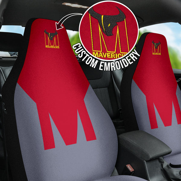 Mavericks Embroidered Seat covers